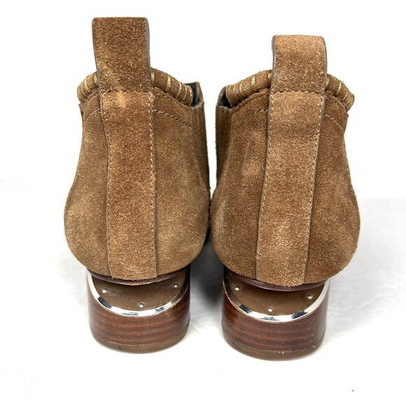 Alexander Wang Womens Kori Suede Ankle Boots Brown Size 38.5 - Picture 4 of 7